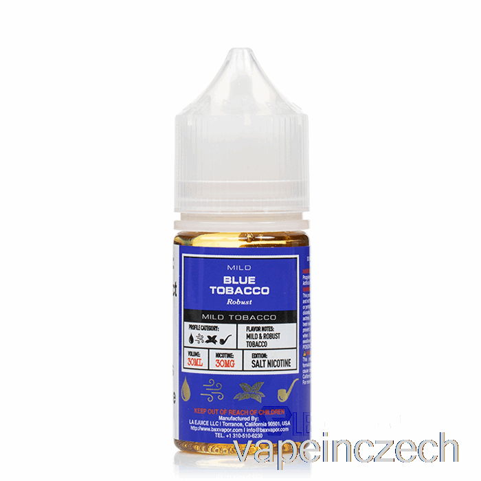 Modrý Tabák - Bsx Salt Series - 30ml 30mg Vape Per